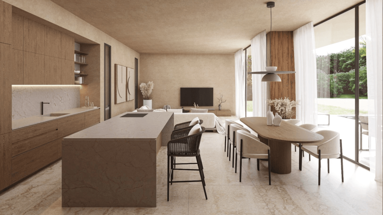 Villa moderne de plain-pied avec piscine privée à vendre à Calpe | Pla Roig