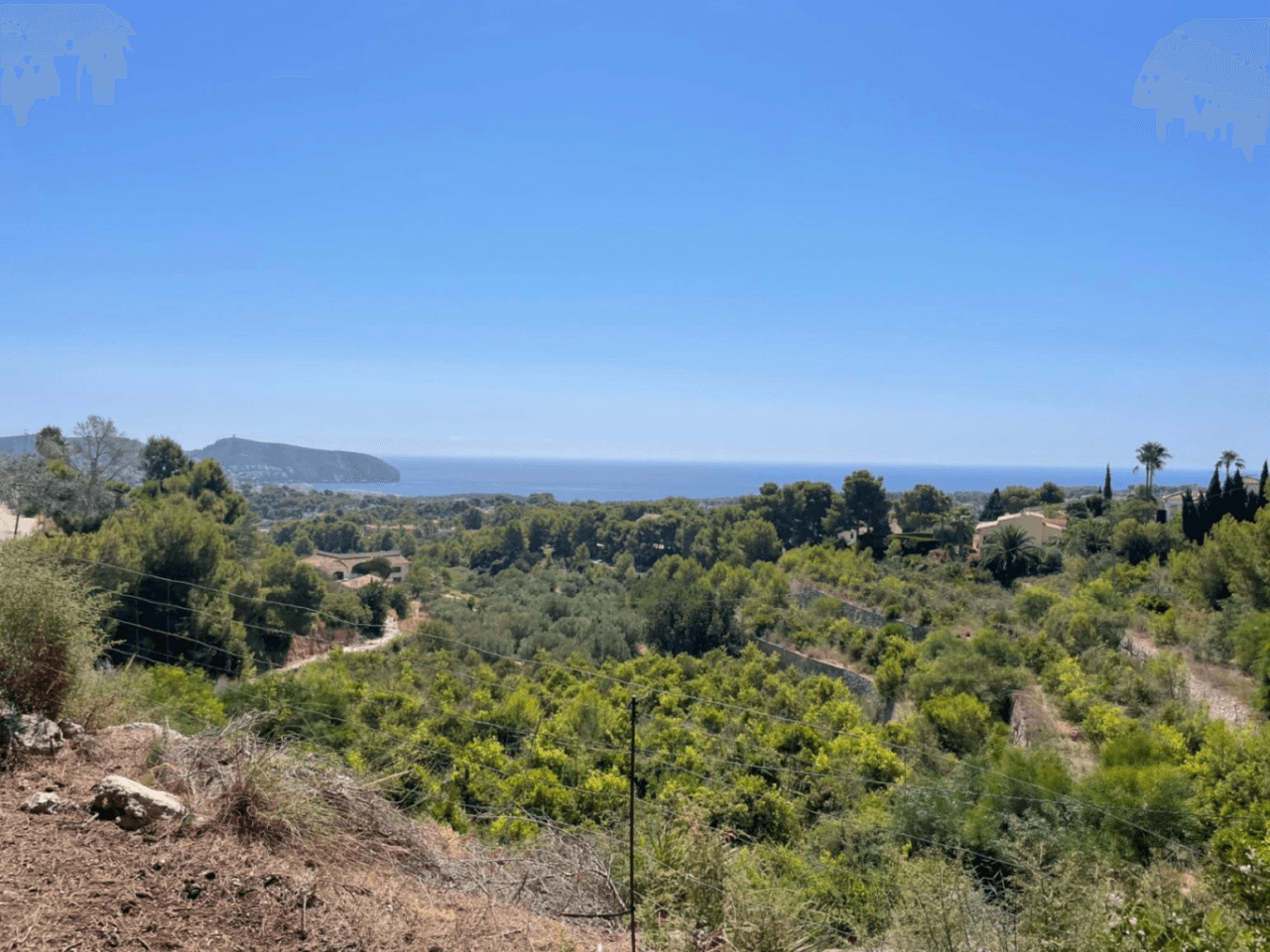 Deux terrains à bâtir ensemble à vendre à Benimeit Moraira, Costa Blanca