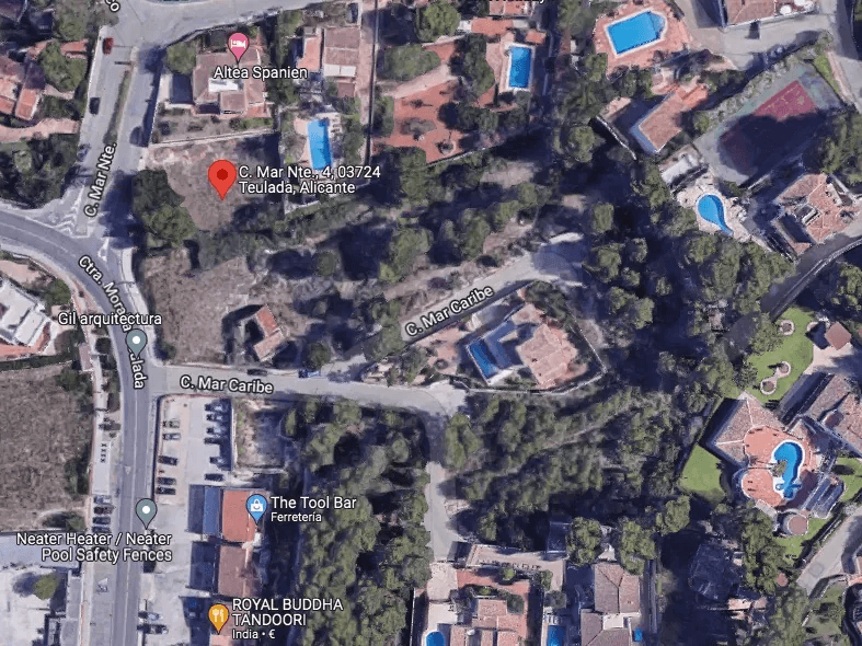 Parcelas para construcción de apartamentos de uso turístico en venta en Costera del Mar Moraira, Costa Blanca