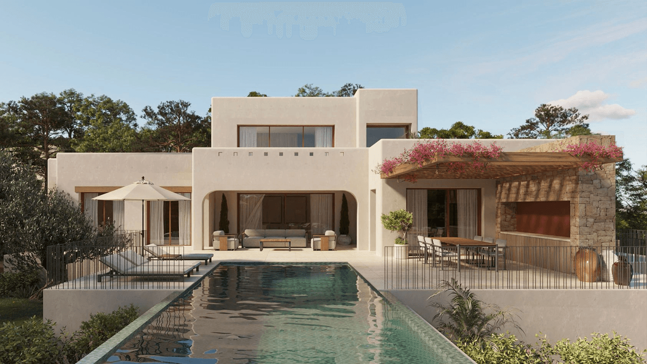 Villa de estilo ibicenco-mediterráneo à vendre à Benissa | Fustera