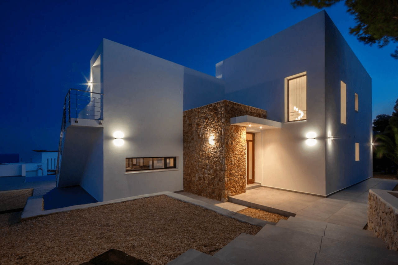 Villa rénovée de style Ibiza à vendre à Balcón al Mar Javea, Costa Blanca