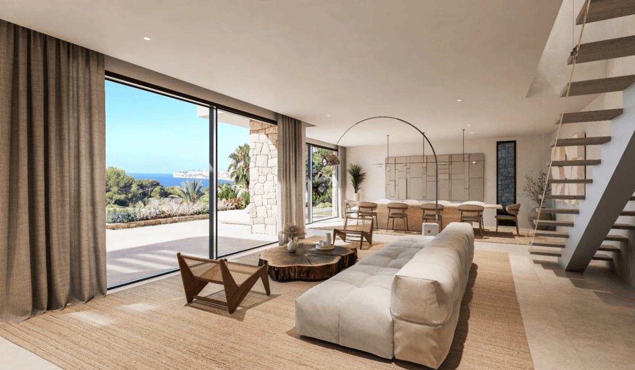 Villa exclusive de style moderne avec vue sur la mer à Ambolo Jávea
