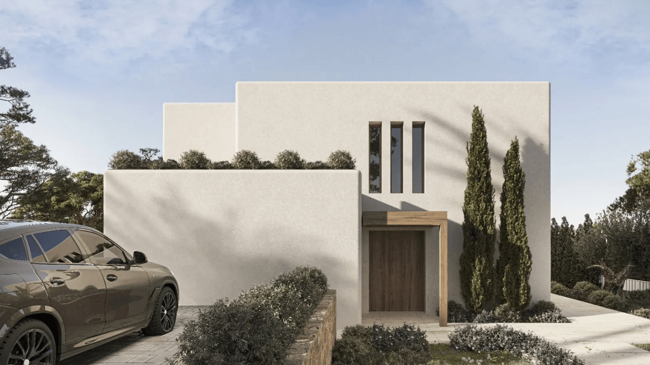 Villa de design ibicenco avec vue sur la mer à vendre à Benissa Costa | La Fustera