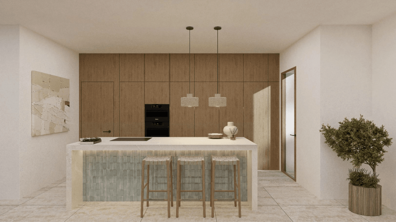 Villa de design ibicenco avec vue sur la mer à vendre à Benissa Costa | La Fustera
