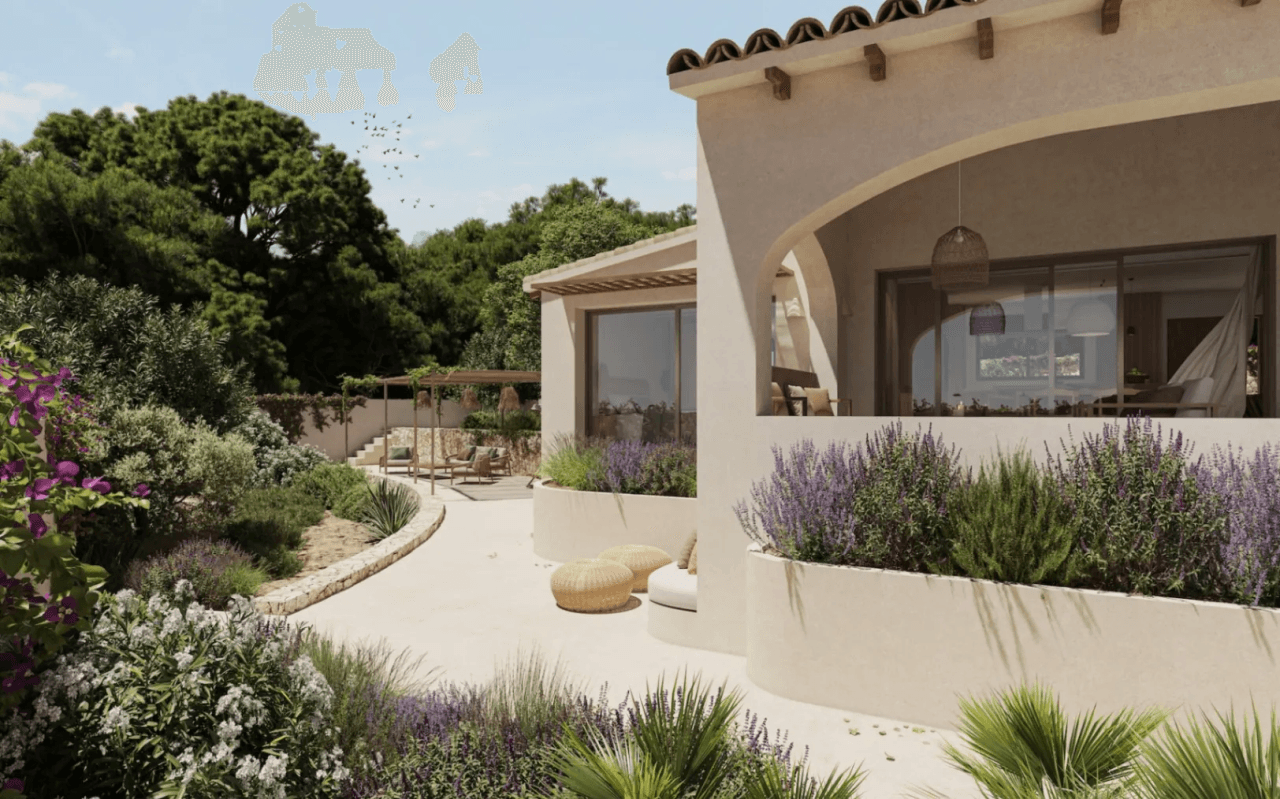 Villa méditerranéenne rénovée avec vue sur la mer à Benissa Costa | La Fustera