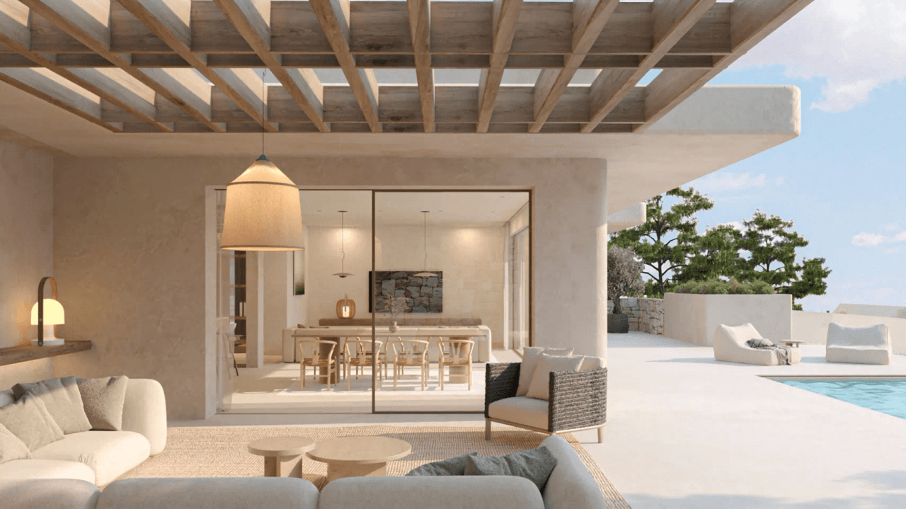 Villa de style ibicain à vendre à Moraira | Sabatera