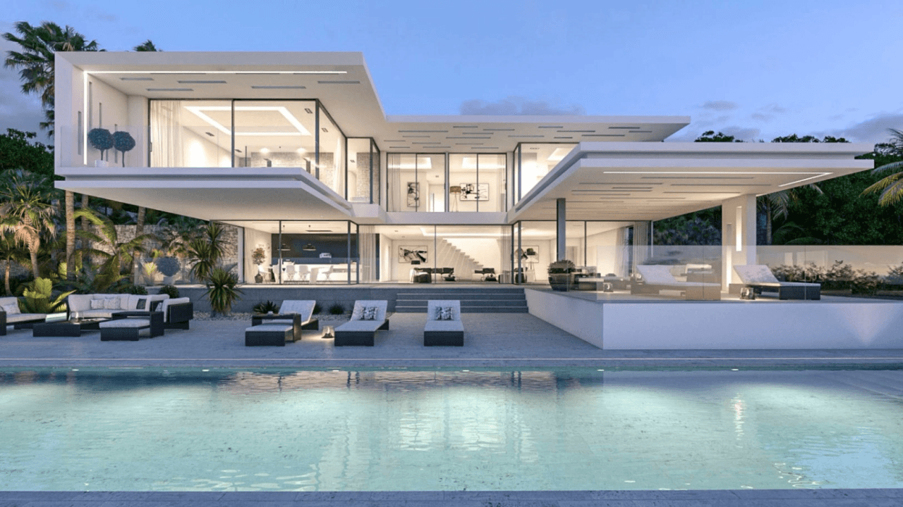 Villa neuve en bord de mer à vendre à Granadella Jávea, Costa Blanca