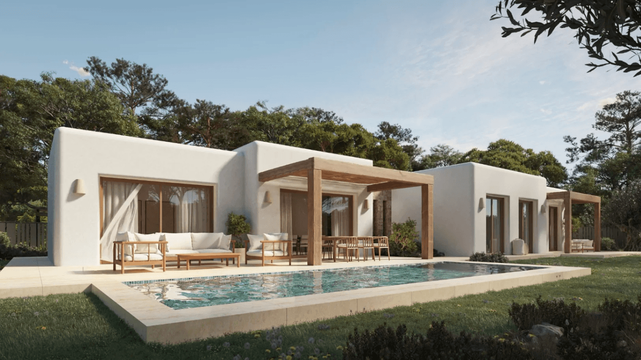 Villa de estilo ibicenco-mediterráneo à vendre à Benissa | Fustera
