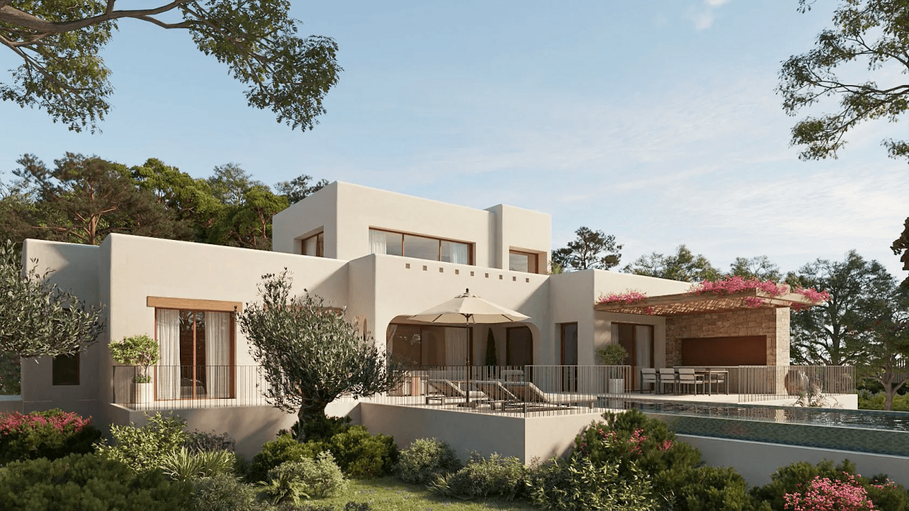 Villa de estilo ibicenco-mediterráneo à vendre à Benissa | Fustera
