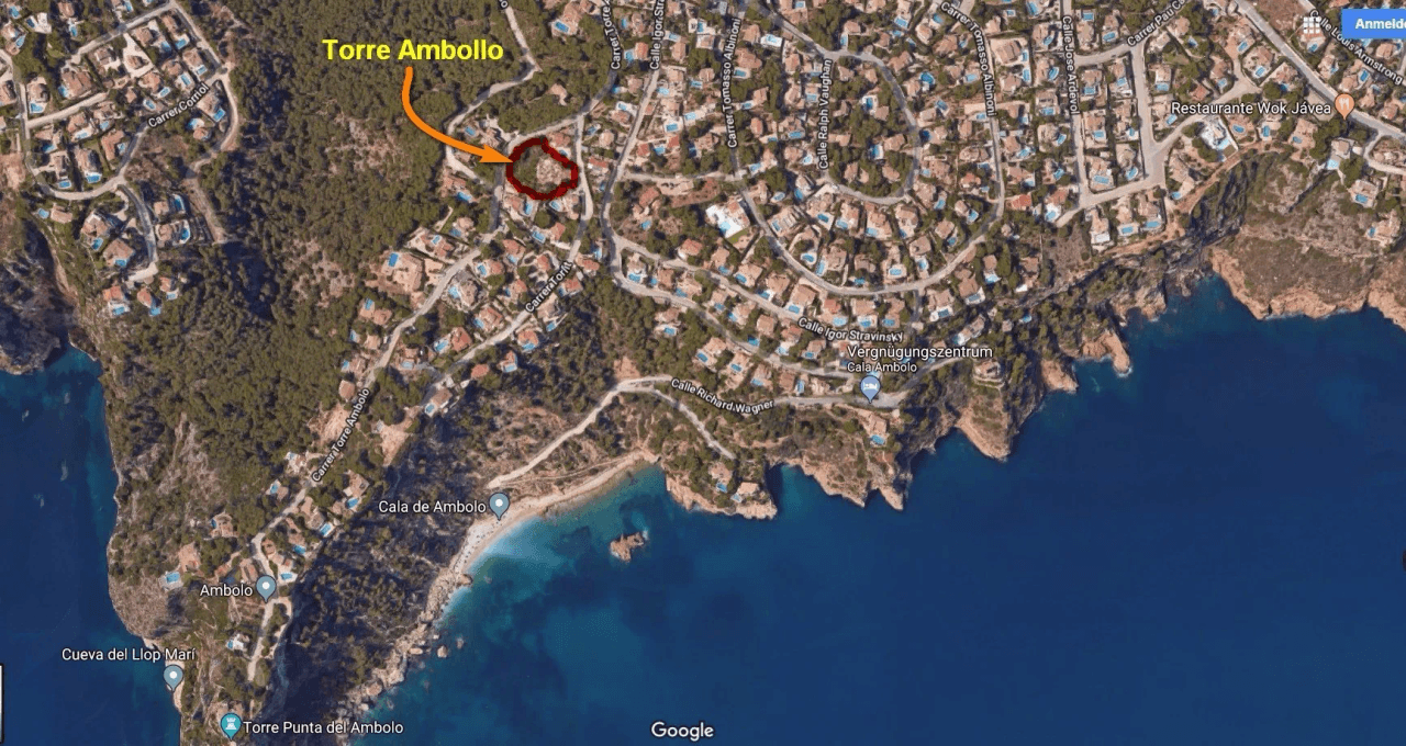 2 parcelas edificables en venta en Costa Nova | Ambolo Jávea, Costa Blanca
