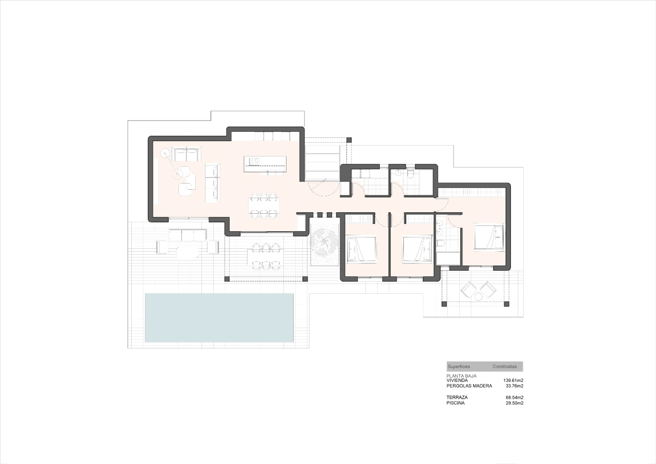 Villa de estilo ibicenco-mediterráneo à vendre à Benissa | Fustera