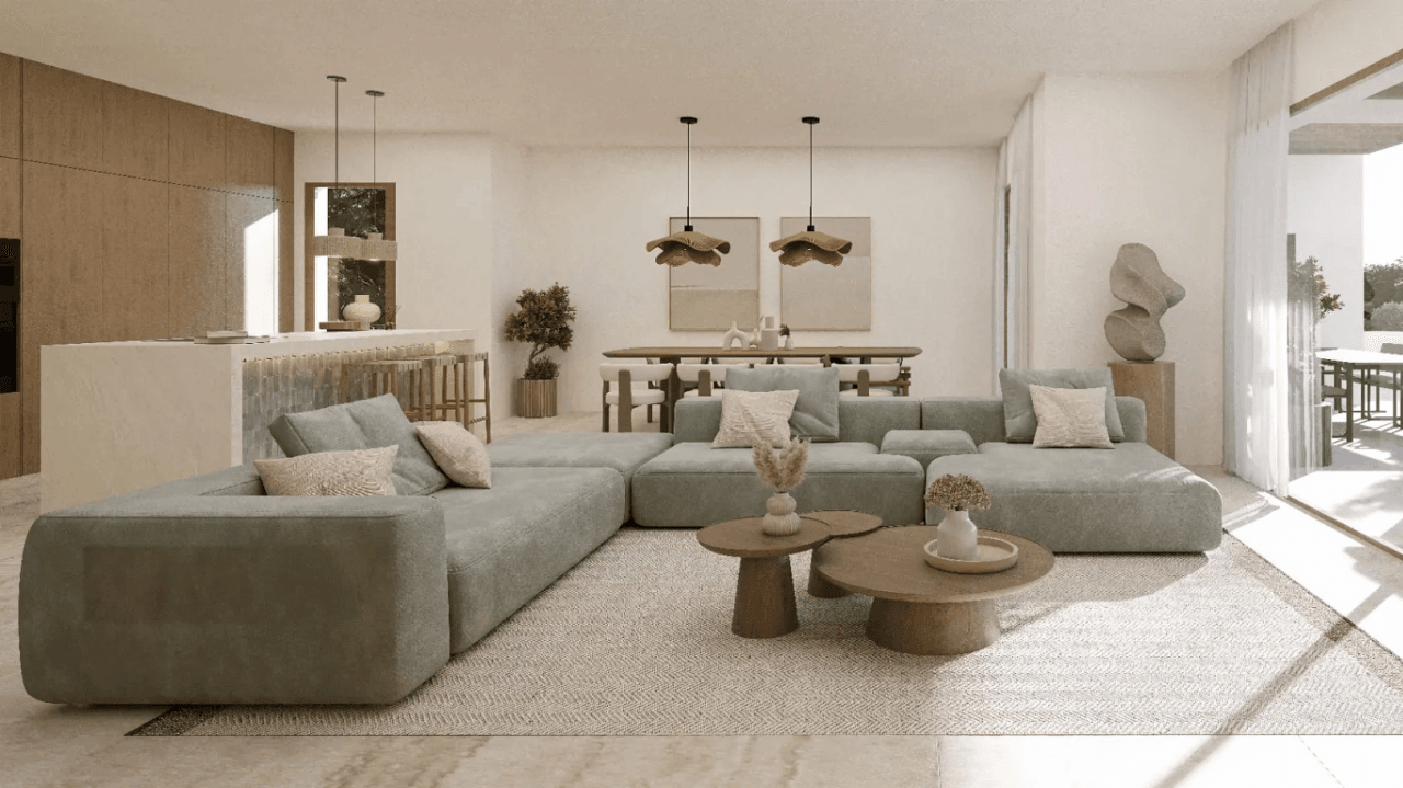 Villa de design ibicenco avec vue sur la mer à vendre à Benissa Costa | La Fustera