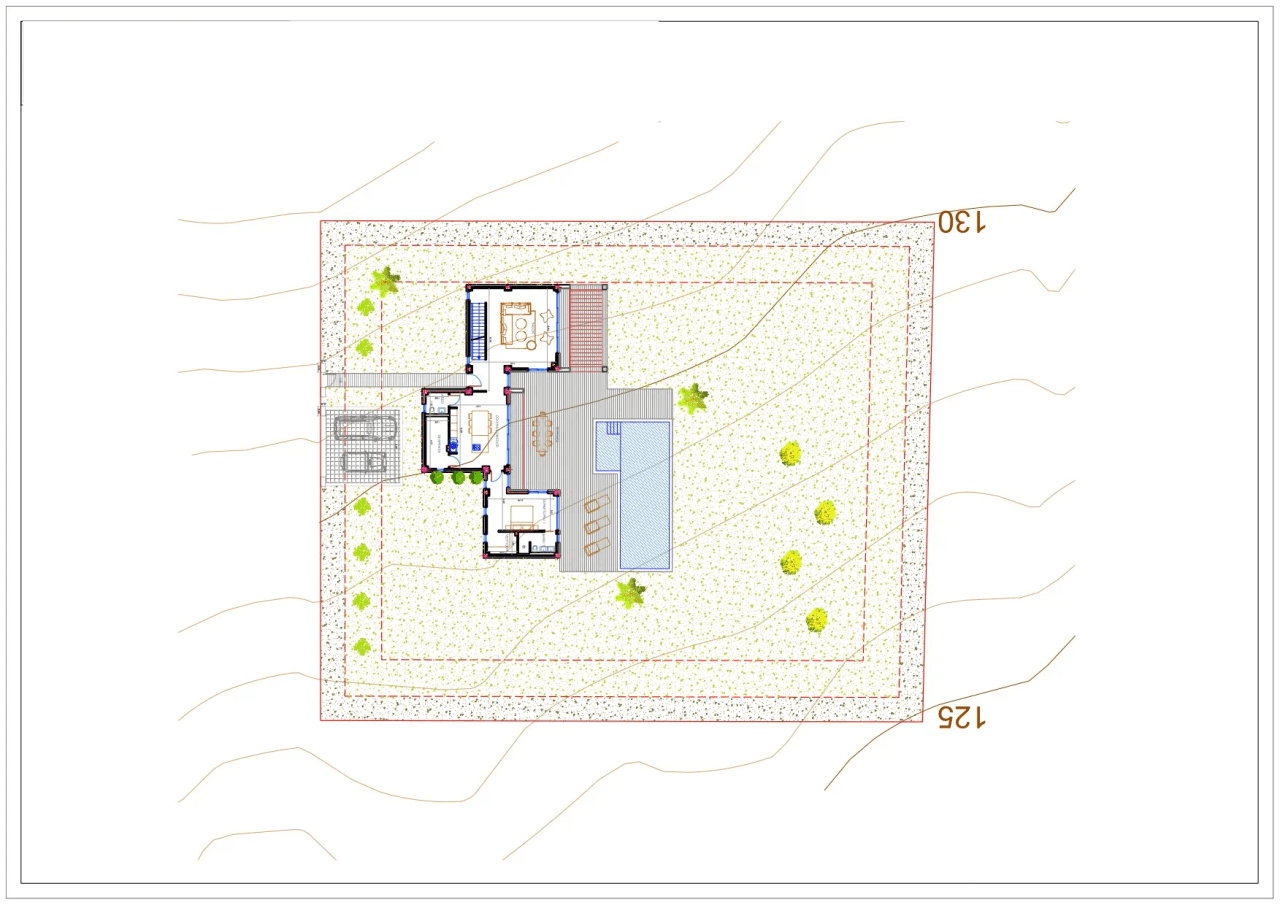 Chalet obra nueva estilo Ibiza en venta en Villes del Vent Jávea, Costa Blanca