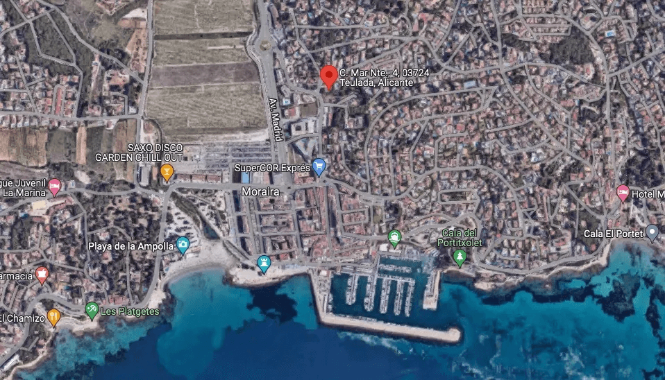 Parcelas para construcción de apartamentos de uso turístico en venta en Costera del Mar Moraira, Costa Blanca