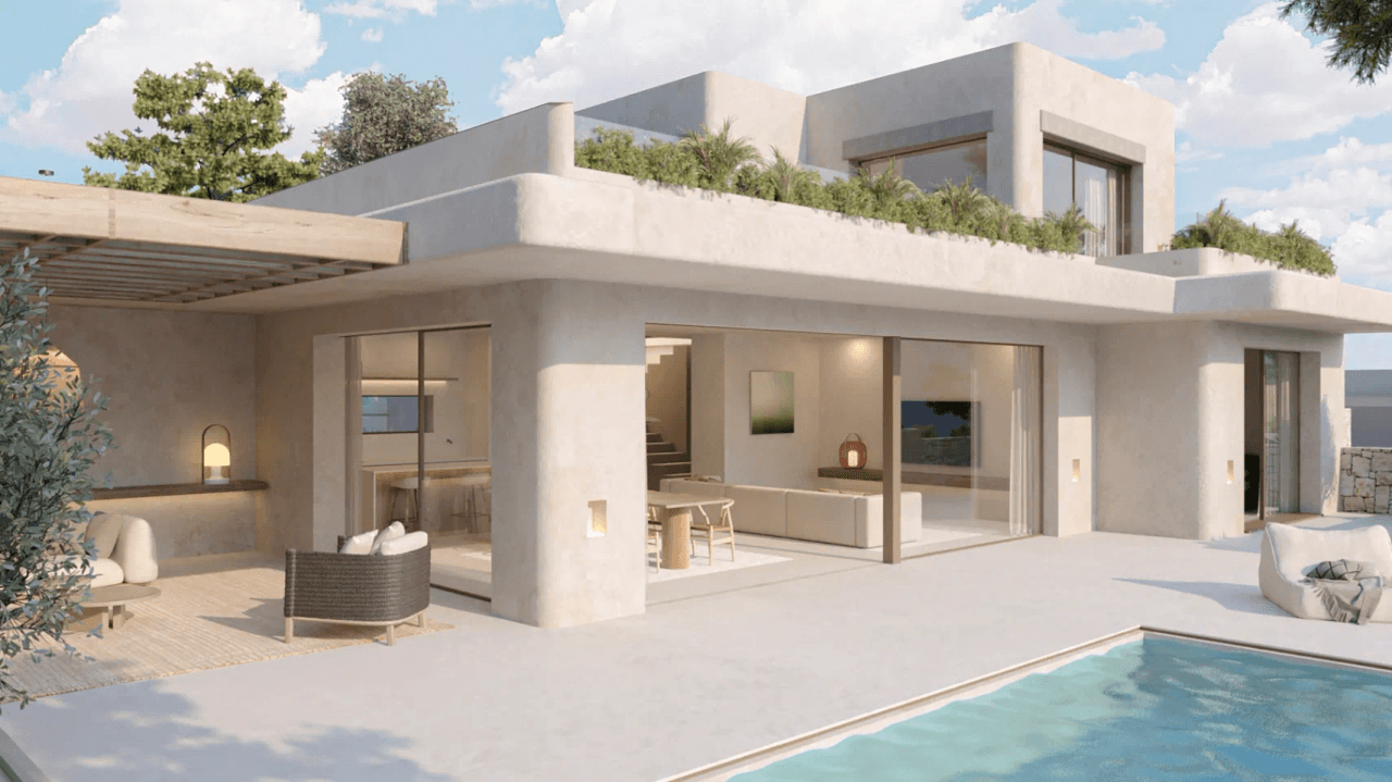 Villa de style ibicain à vendre à Moraira | Sabatera