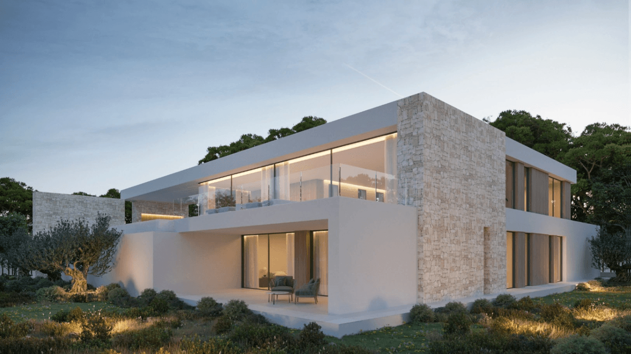 Villa de luxe moderne en construction avec vue sur la mer à Moraira | Moravit