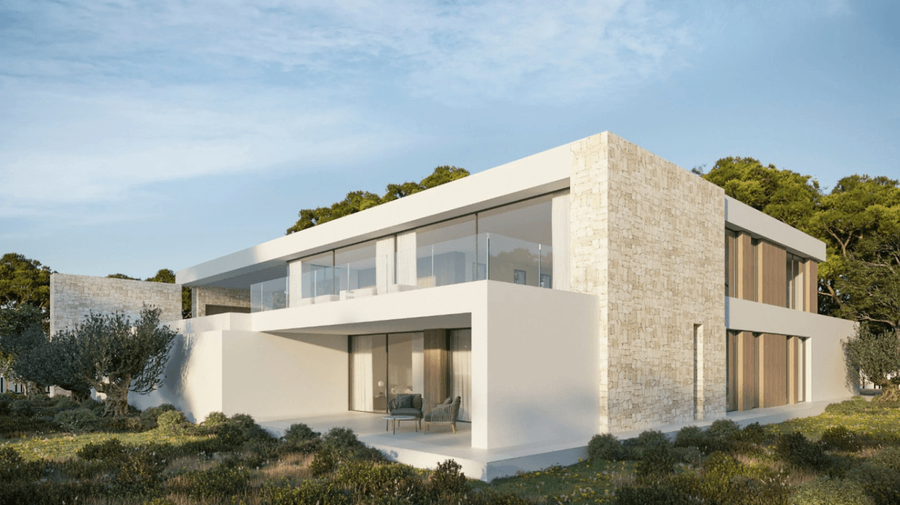 Villa de luxe moderne en construction avec vue sur la mer à Moraira | Moravit