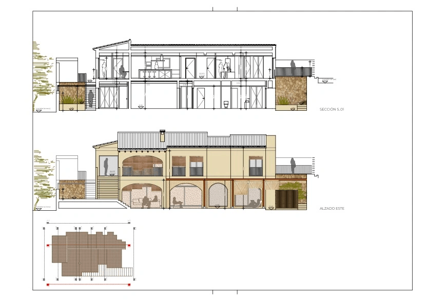 Villa méditerranéenne rénovée avec vue sur la mer à vendre à Benissa | Fustera