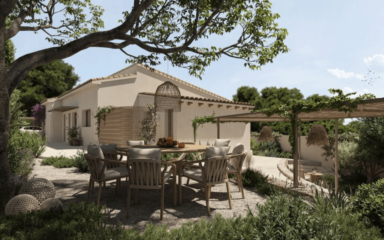 Villa méditerranéenne rénovée avec vue sur la mer à Benissa Costa | La Fustera