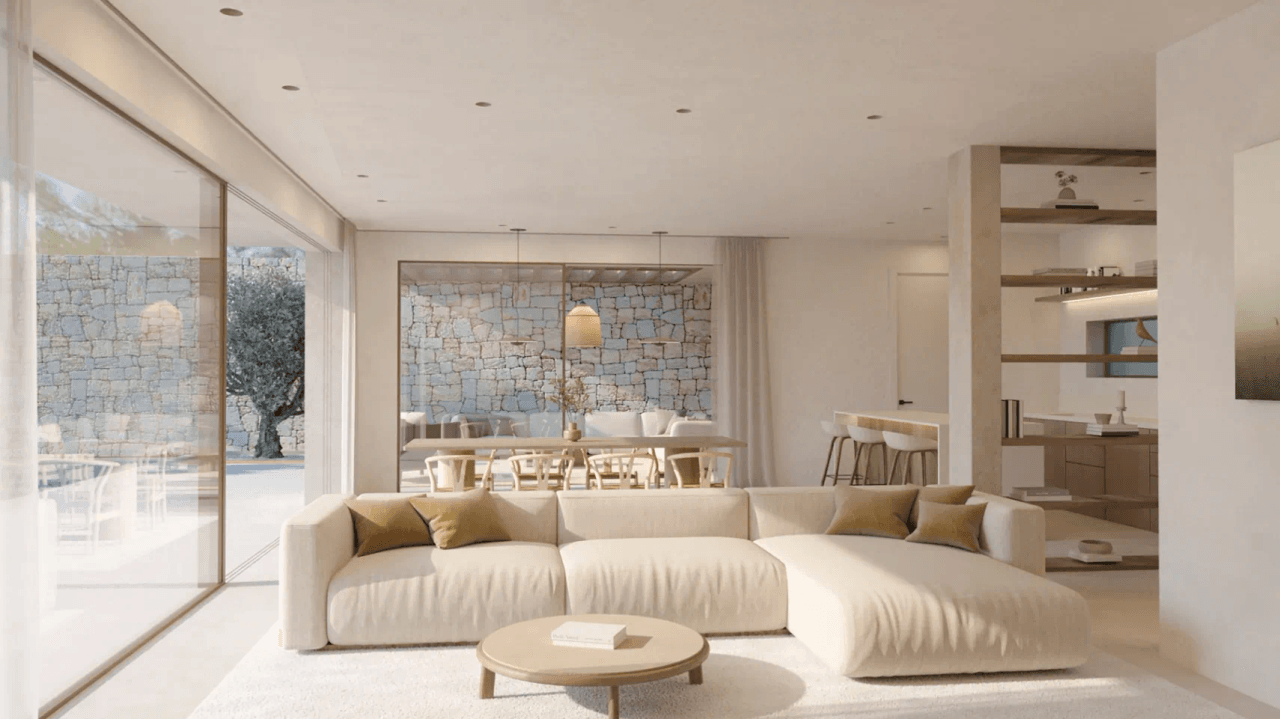 Villa de style ibicain à vendre à Moraira | Sabatera