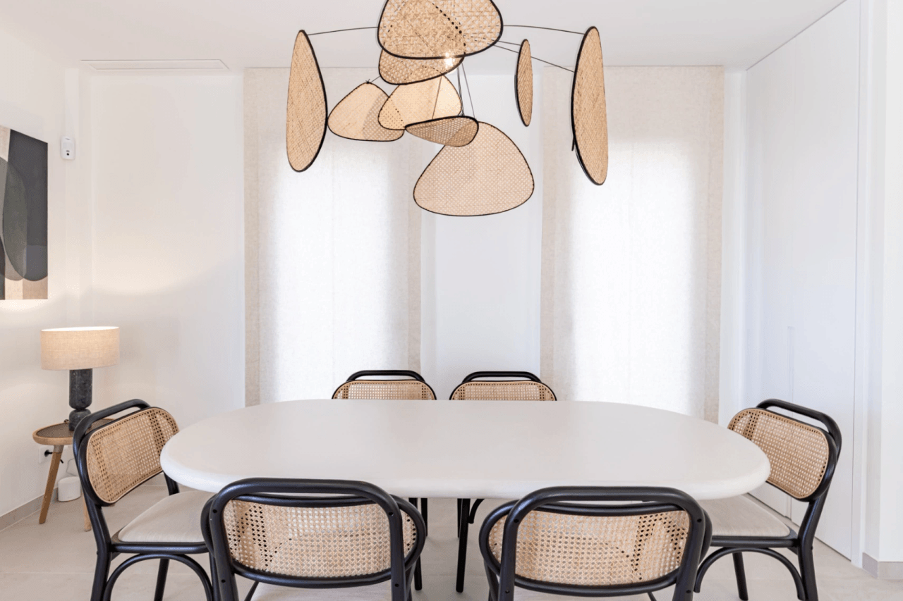 Exclusiva villa de obra nueva en estilo ibicenco en la urbanización San Jaime Benissa
