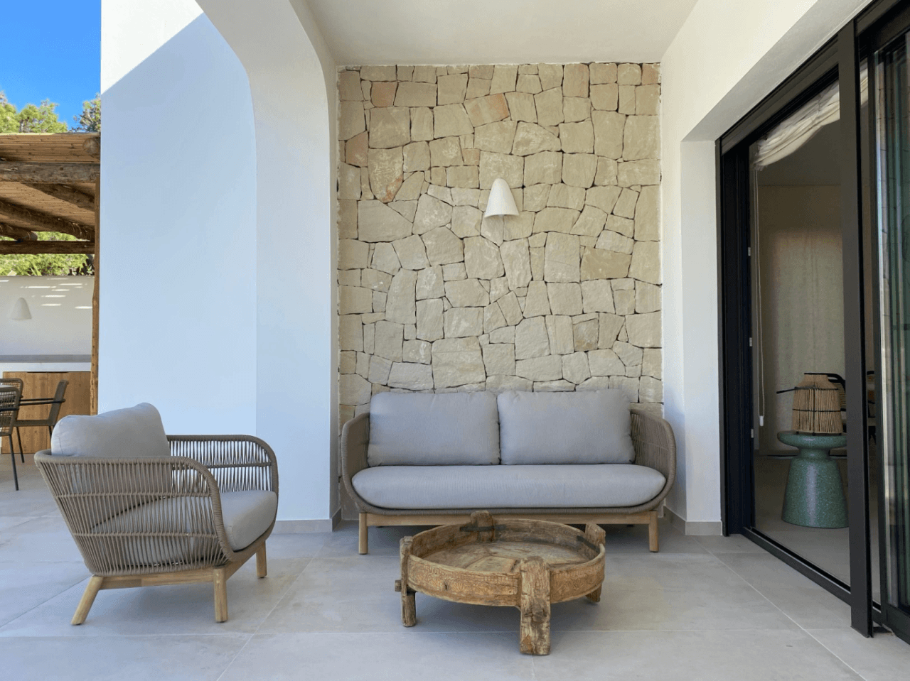 Exclusiva villa de obra nueva en estilo ibicenco en la urbanización San Jaime Benissa