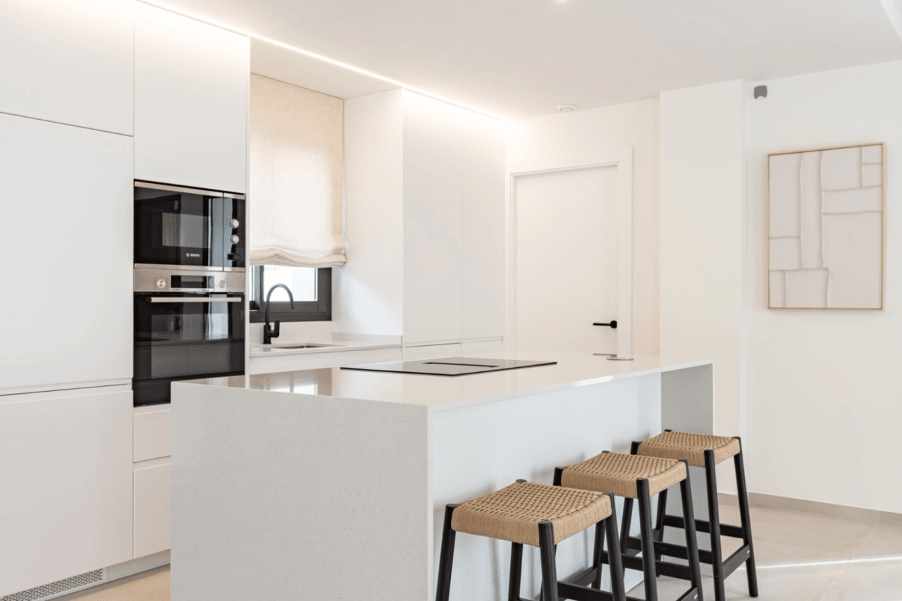 Exclusiva villa de obra nueva en estilo ibicenco en la urbanización San Jaime Benissa