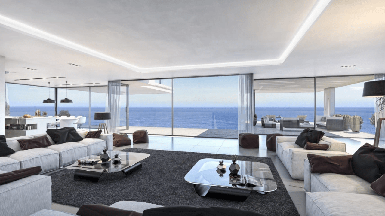 New build beachfront villa for sale in Granadella Jávea, Costa Blanca