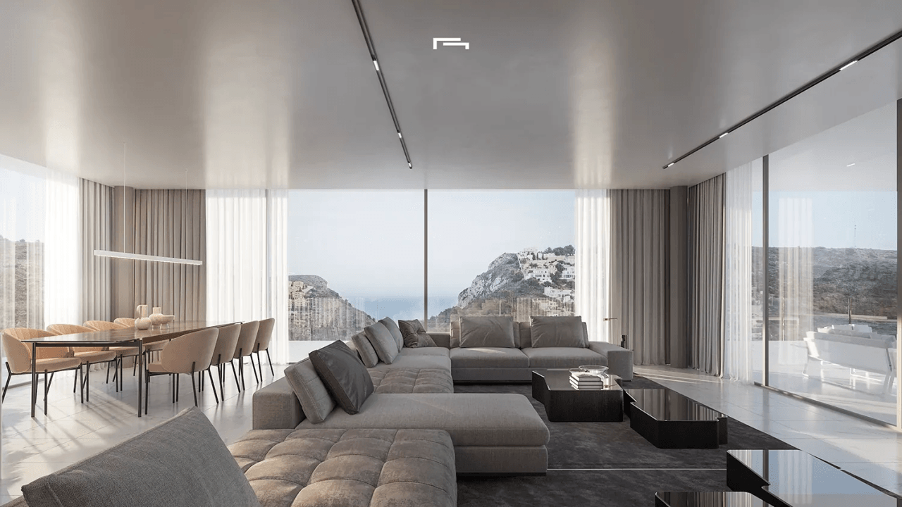 Villa neuve avec vue sur la mer à vendre à El Portet Moraira, Costa Blanca