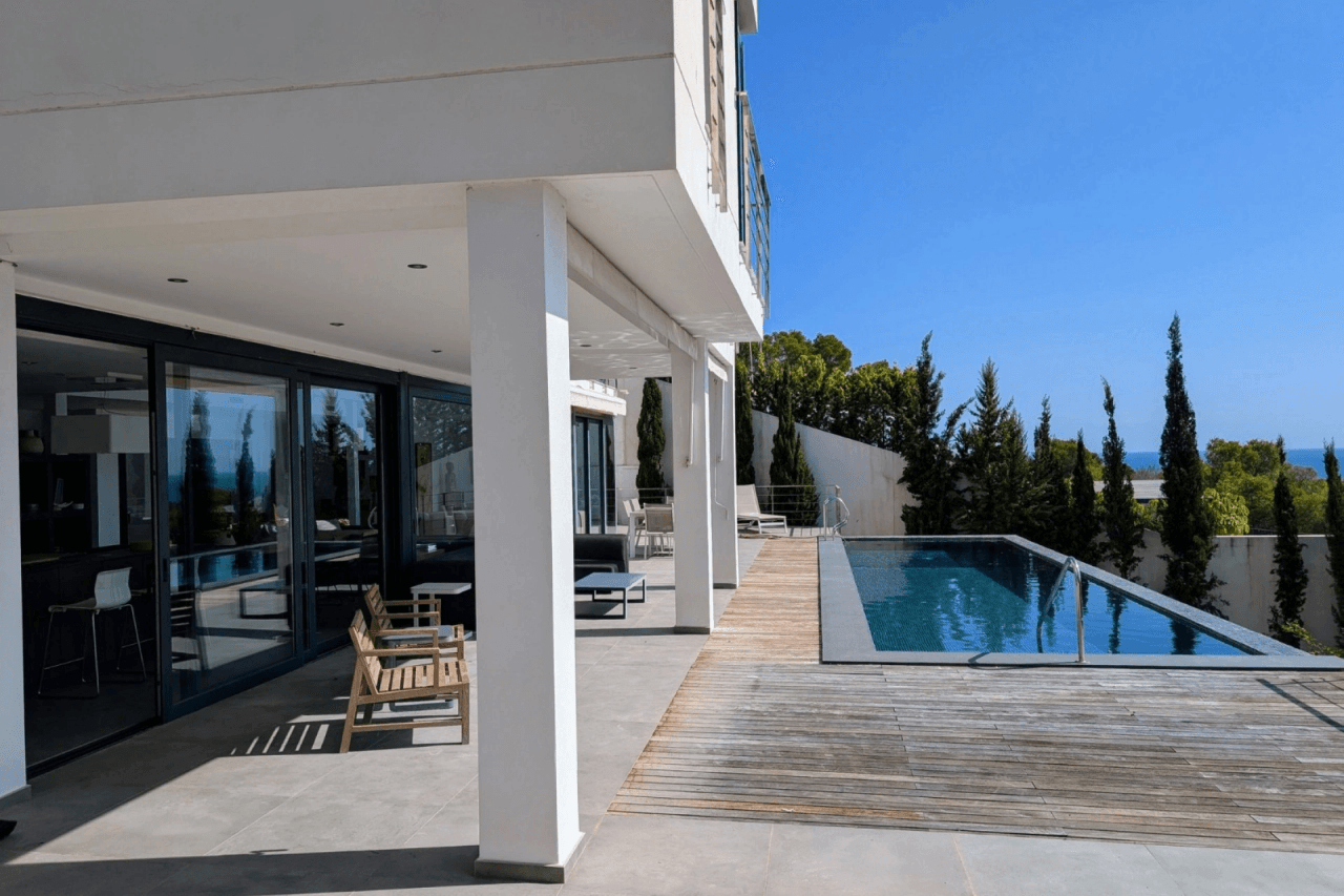Villa moderne avec vue sur la mer à vendre à Benissa costa
