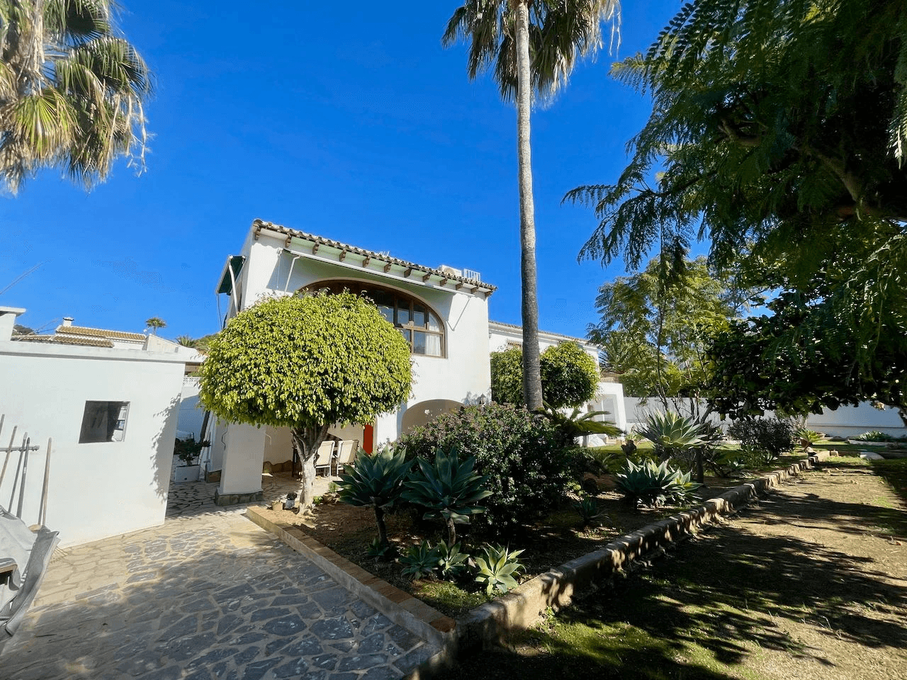 Villa traditionnelle avec vue sur la mer et le Peñón de Ifach dans l'Urbanisation San Jaime, Benissa