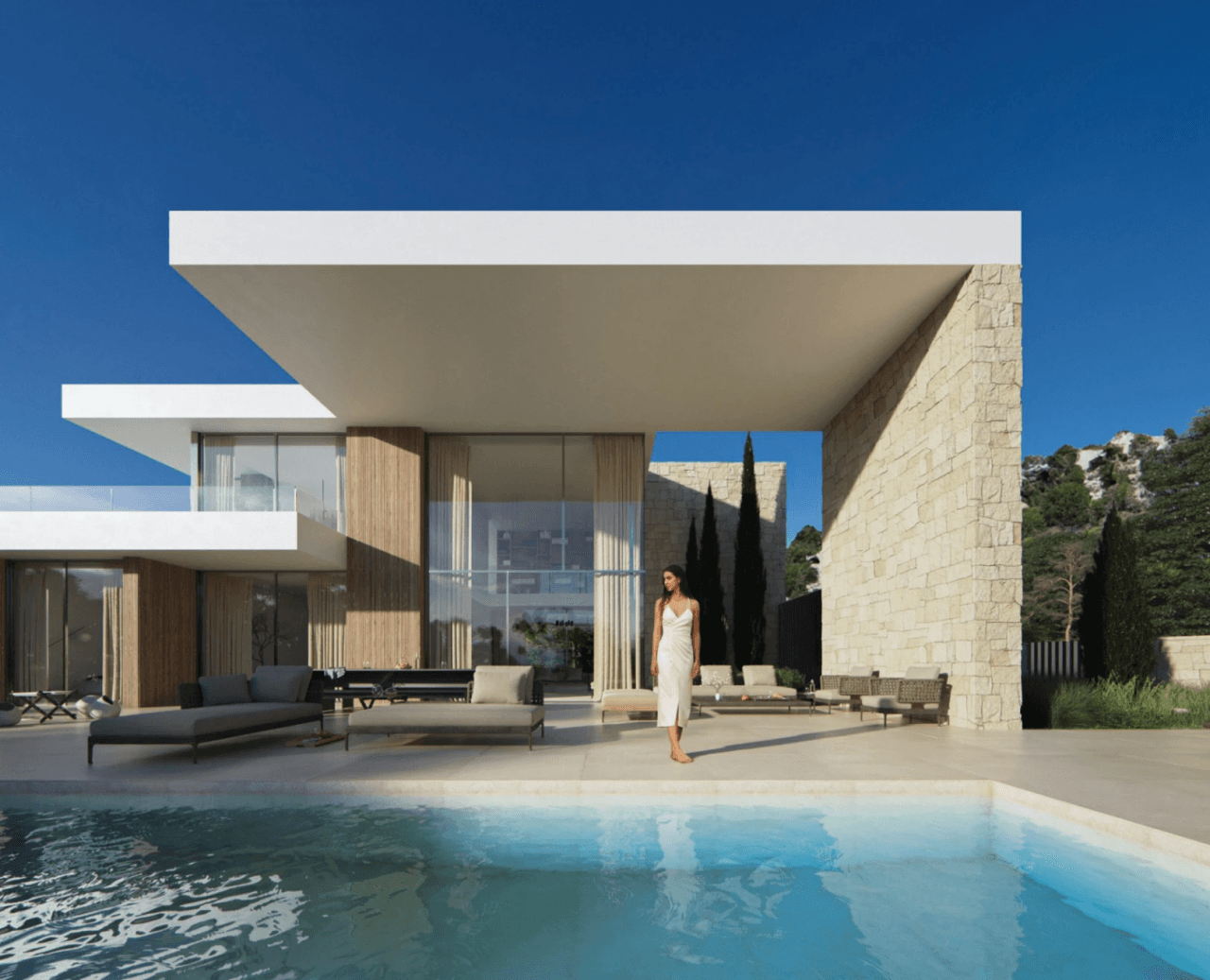 Villa de luxe moderne avec vue sur la mer à vendre à Moraira | Fanadix