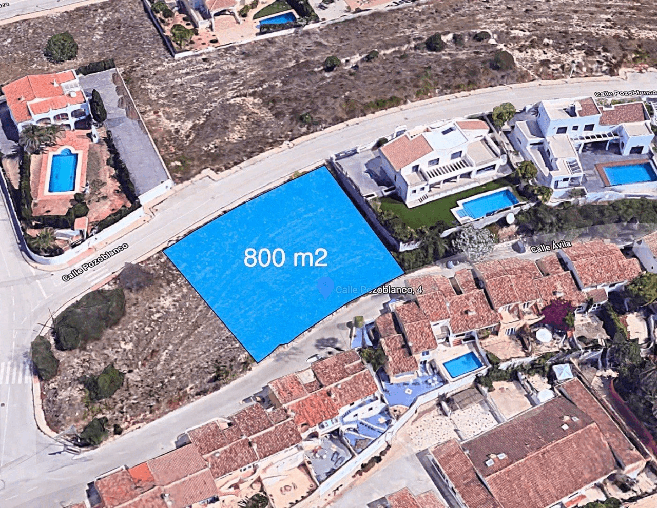 Parcelle constructible avec vue sur la mer à vendre à Moraira, Costa Blanca