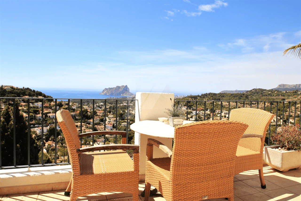 Villa vue mer à vendre à Benissa, Costa Blanca.