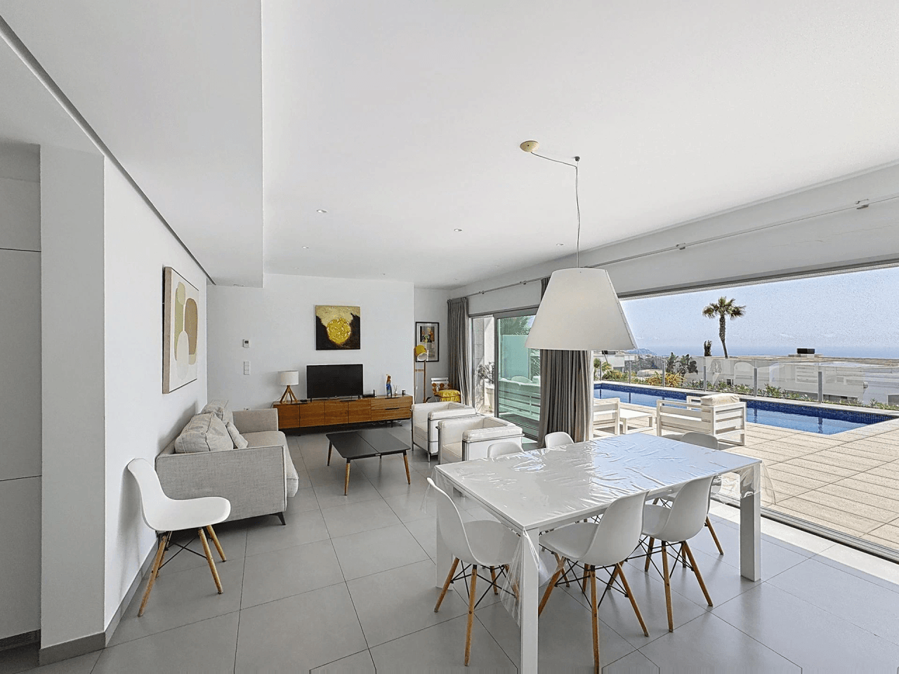 Villa moderne Cumbre del Sol avec vue sur la mer