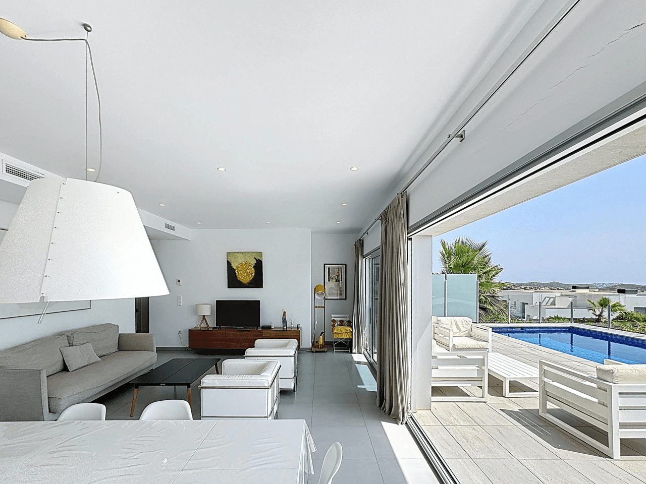 Villa moderne Cumbre del Sol avec vue sur la mer