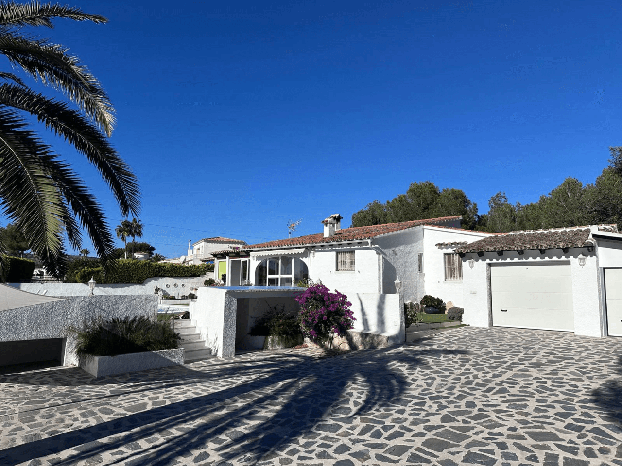 Villa de plain-pied avec vue sur la mer à vendre à La Sabatera, Moraira
