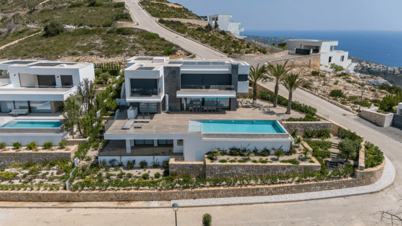 Cumbre del Sol Villa de lujo con vistas panorámicas en residencial Jazmines