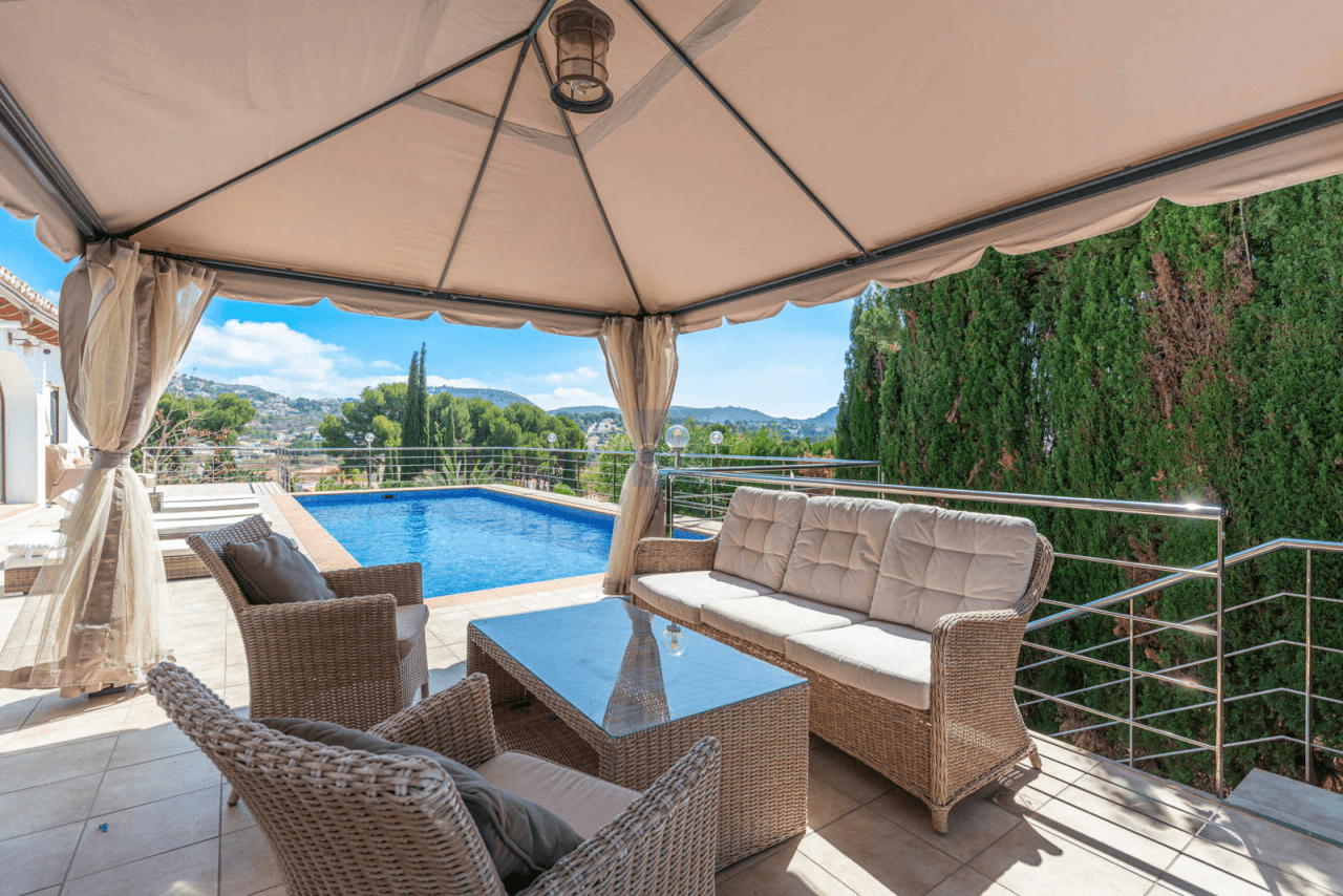 Villa avec vue sur la mer à 900m de la plage