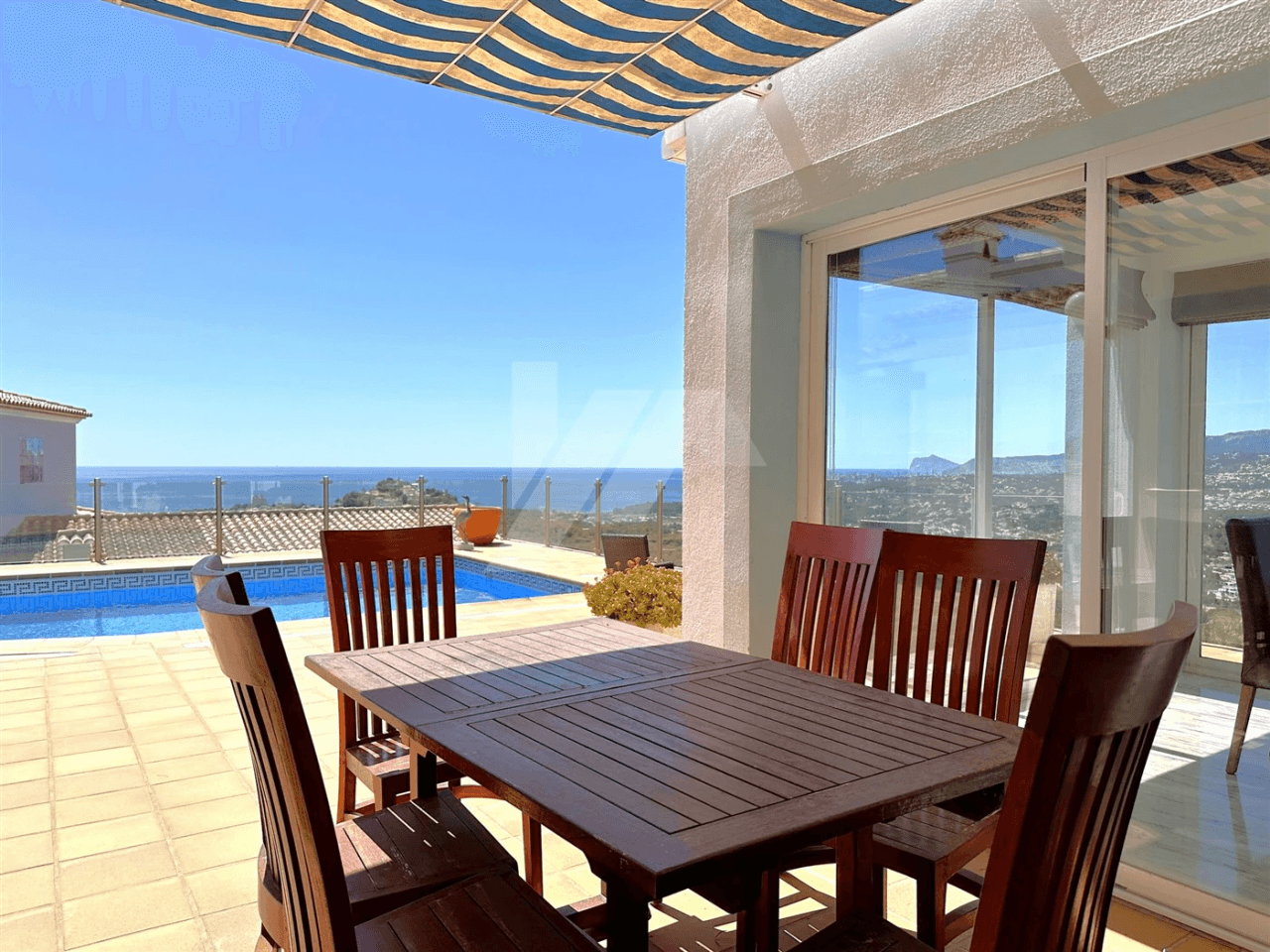 Villa exceptionnelle à vendre avec vue sur la mer à Moraira.