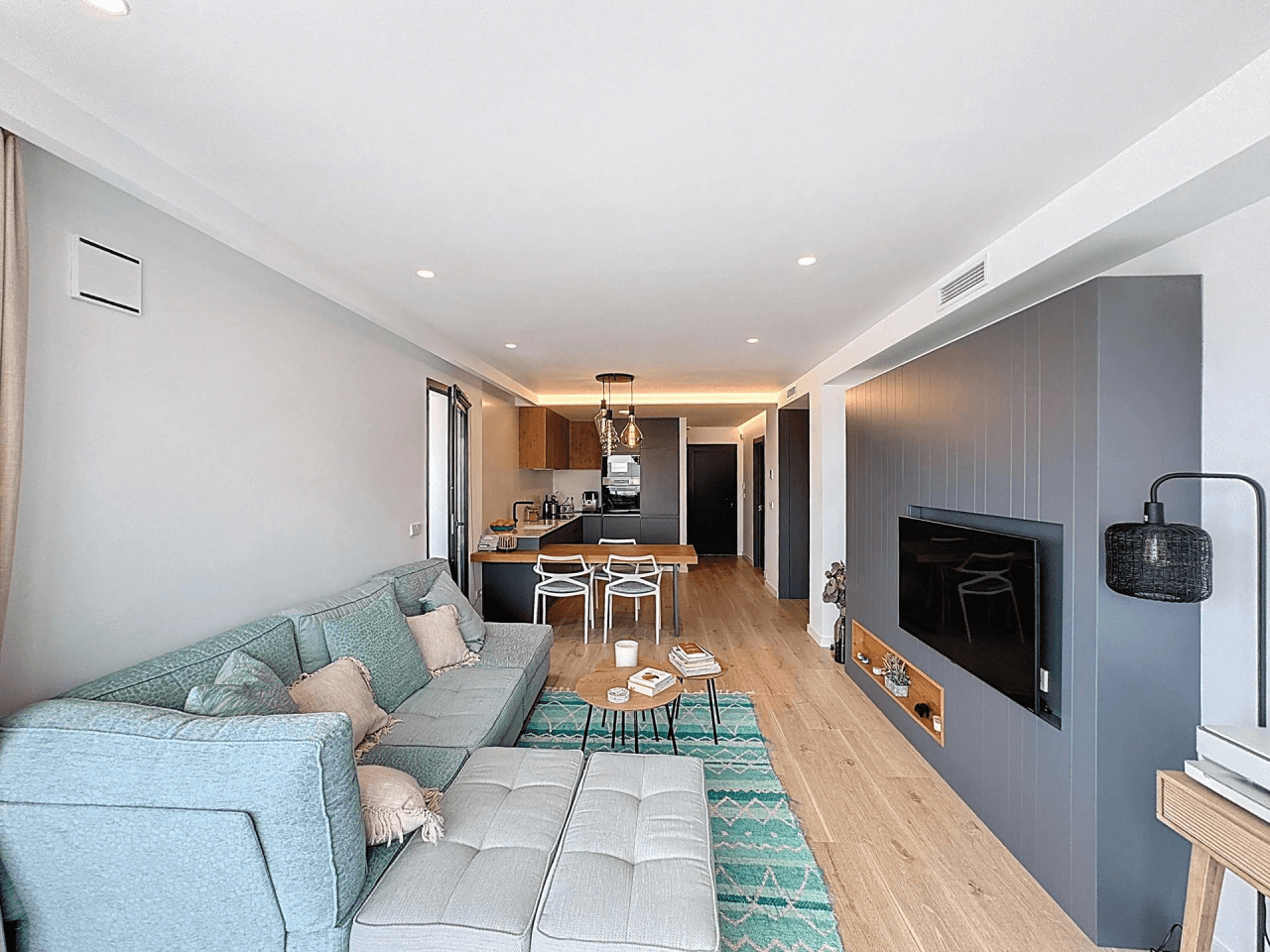 Impressionnant penthouse moderne à Cumbre del Sol avec vues panoramiques dans les Jardins de Montecala