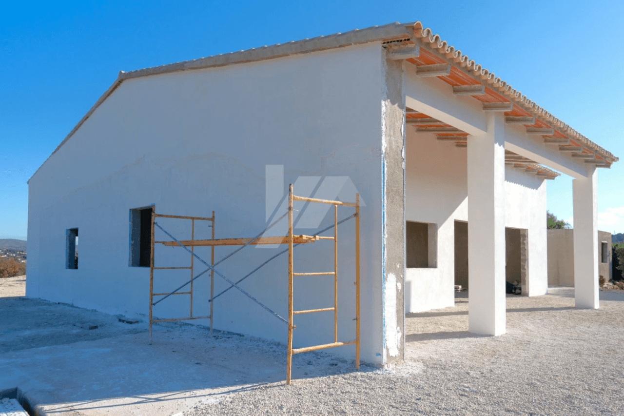Finca en venta con vistas al mar en Benissa. Costa Blanca.