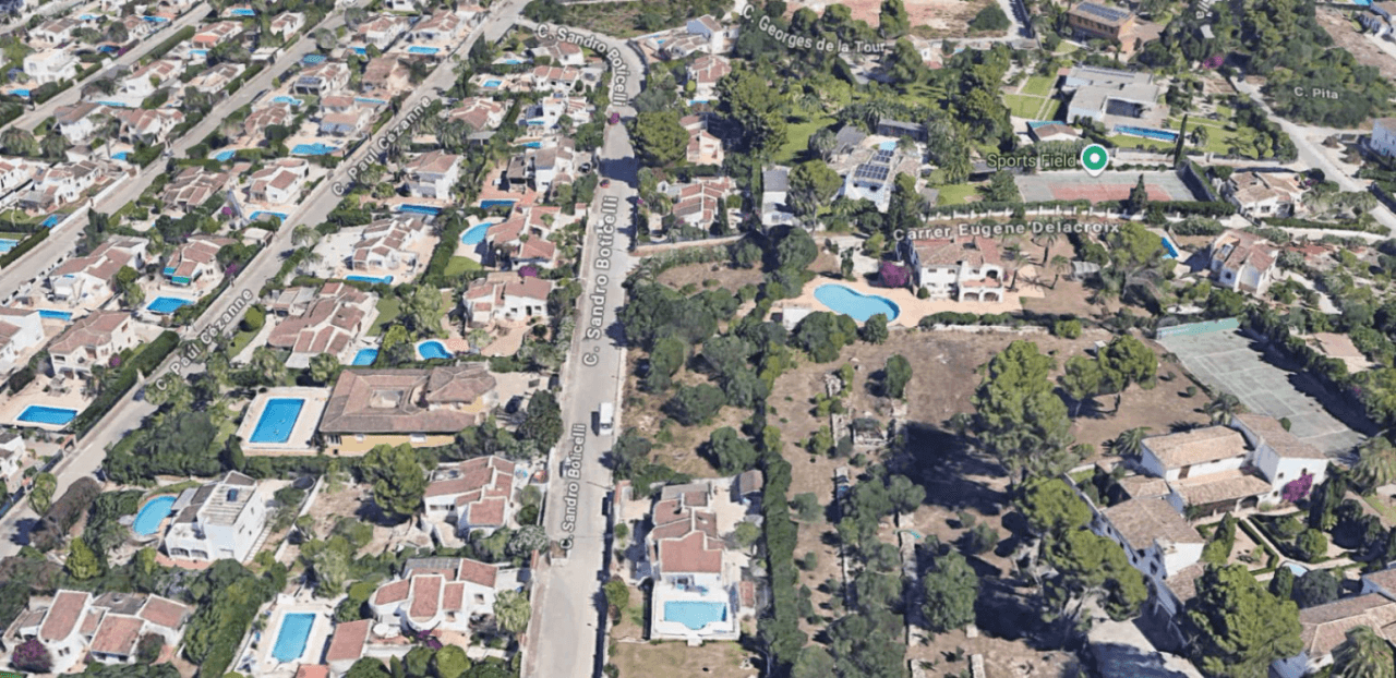 Terrain avec projet et permis à vendre à Pinosol - Javea