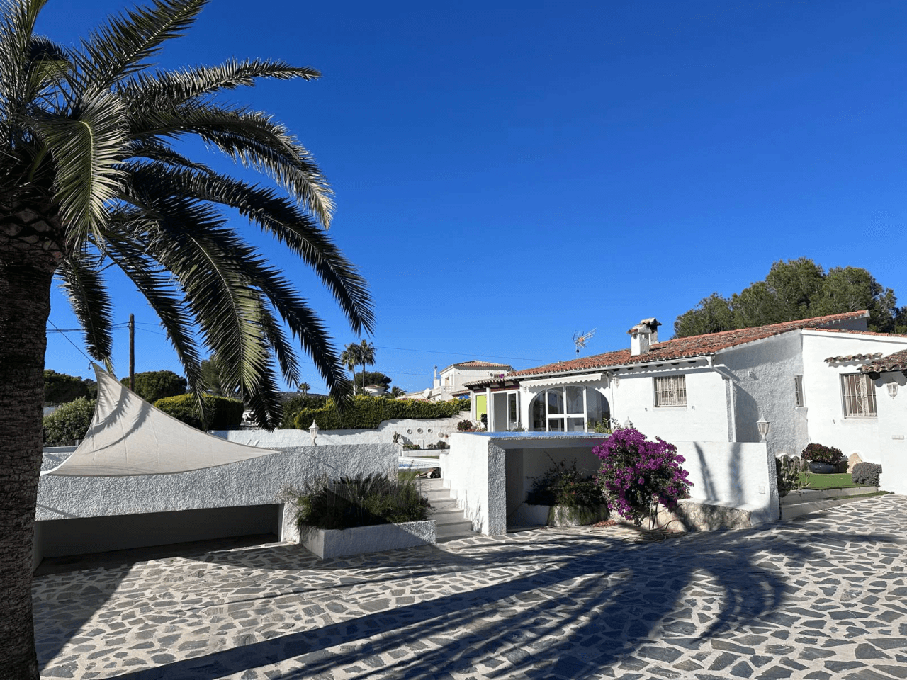 Villa de plain-pied avec vue sur la mer à vendre à La Sabatera, Moraira