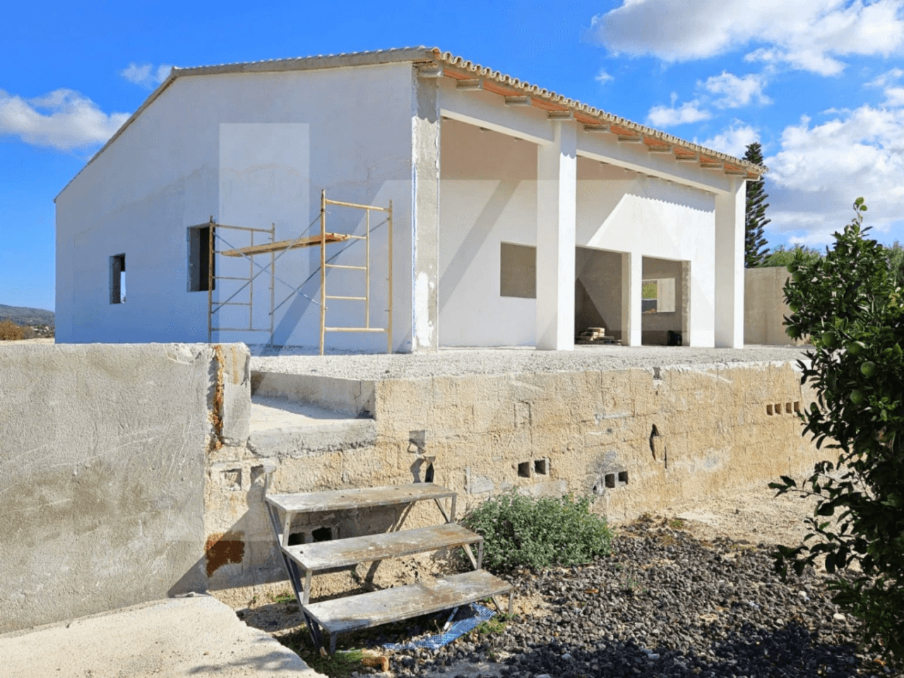 Finca en venta con vistas al mar en Benissa. Costa Blanca.