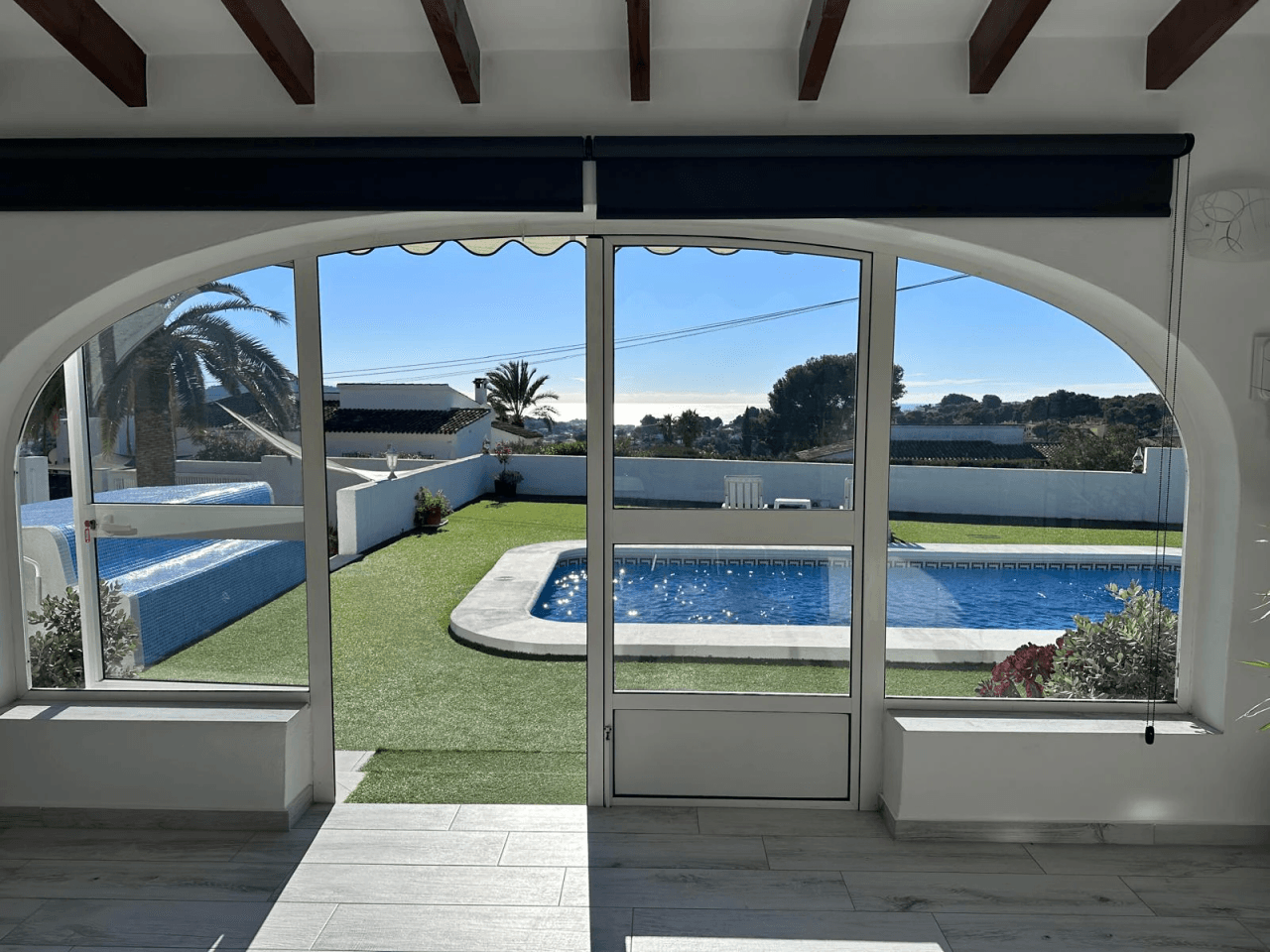Villa de plain-pied avec vue sur la mer à vendre à La Sabatera, Moraira