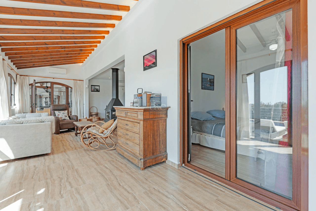Villa avec vue sur la mer à 900m de la plage