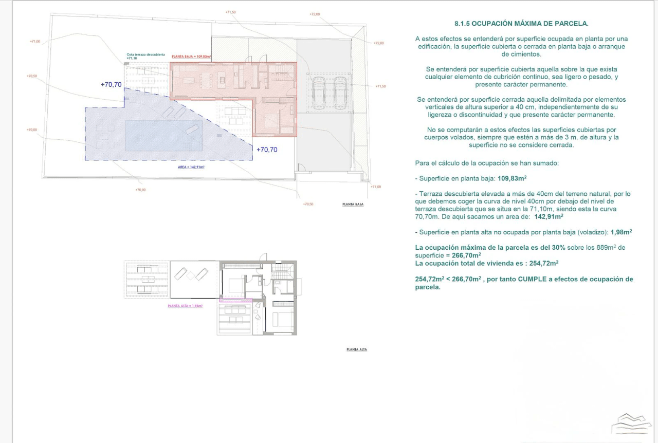 Terrain avec projet et permis à vendre à Pinosol - Javea