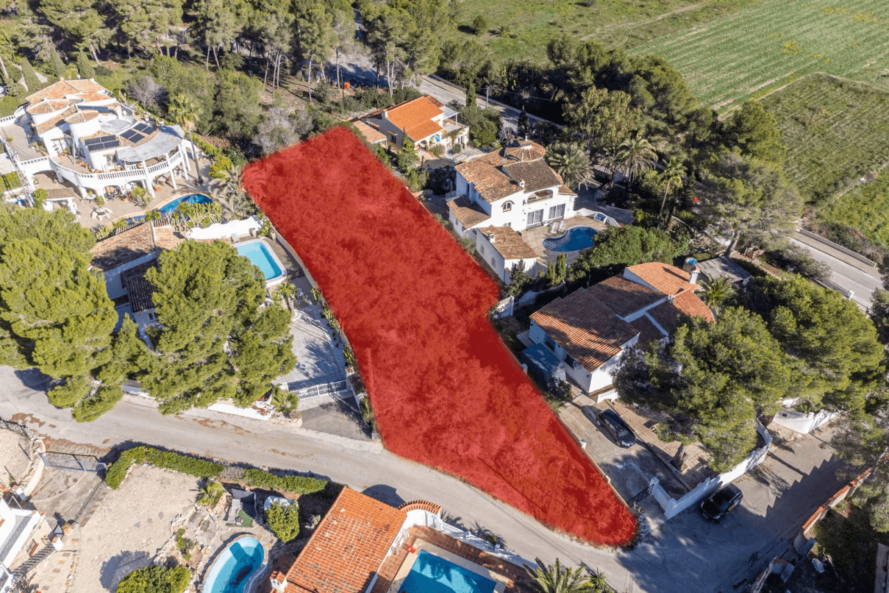 Perceel te koop in Solpark, Moraira
