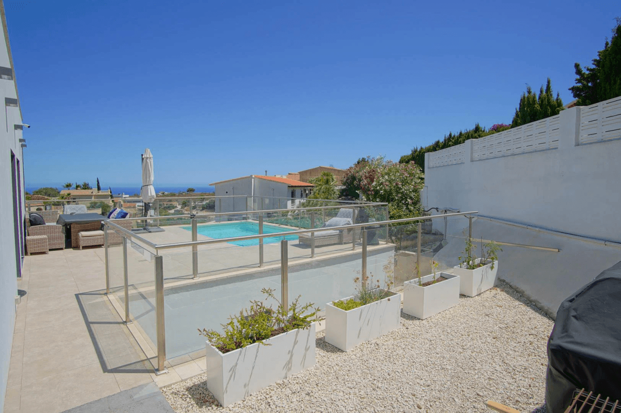 Cumbre del Sol Villa moderne avec vue sur la mer